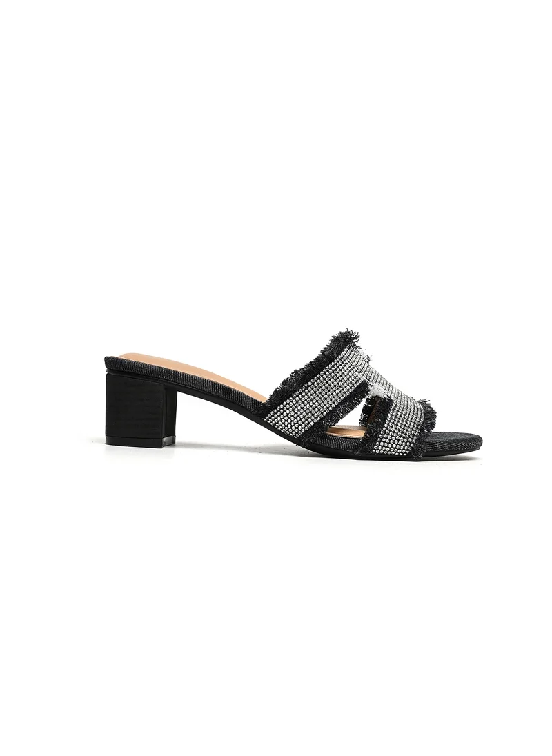 كابلي Sling back Embellished Platform Pumps