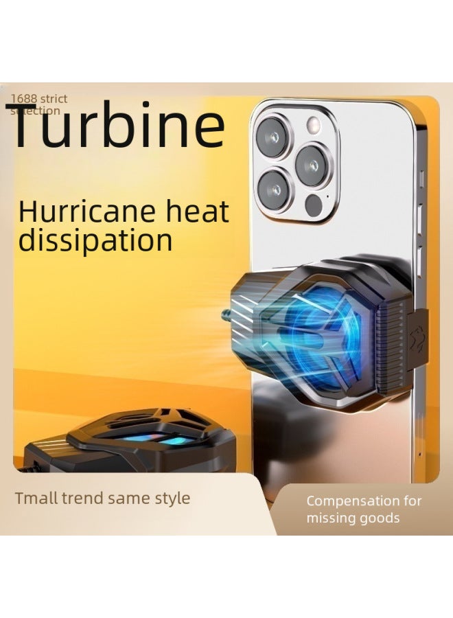 إسكدنيا S-10 مشعاع الهاتف المحمول المبرد بالهواء، لعبة تبريد الإعصار المباشر، مبرد خلفي للهاتف المحمول للبيع بالجملة، اللون: S-10، مشعاع مبرد بالهواء - Image 4