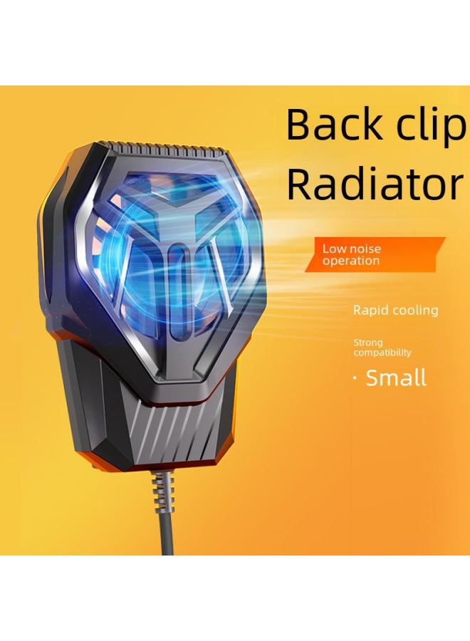 إسكدنيا S-10 مشعاع الهاتف المحمول المبرد بالهواء، لعبة تبريد الإعصار المباشر، مبرد خلفي للهاتف المحمول للبيع بالجملة، اللون: S-10، مشعاع مبرد بالهواء - Image 2