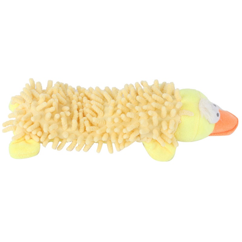 Small Dog Plush Toy: Yellow Duck, Safe Non-Toxic Quality Plush, Sound Device - Soft Molar Chew Toy for Small Dogs, Cats - Image 3