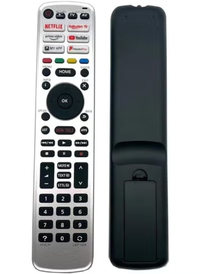 ELTRAZONE New Model Replacement Remote Control Compatible with Panasonic Viera Smart LED TVs – Includes Netflix and YouTube Buttons – Plug & Play Infrared Remote for Easy TV Navigation, Smart Function Access, and Full Daily Use Without Setup  - Image 2