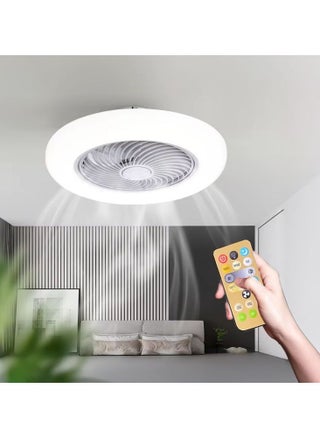 مروحة سقف هادئة مزودة بجهاز تحكم عن بعد ومروحة قابلة للتعتيم وإضاءة سقف LED و3 أوضاع قابلة للتعديل و3 أوضاع ألوان وإضاءة سقف و4 ​​مراوح وسرعة رياح قابلة للتعديل مع توقيت - pzsku/Z51EF3DF53A116964DF6EZ/45/1750245042/6447d9da-2123-422a-b2ef-e167bc7295a5