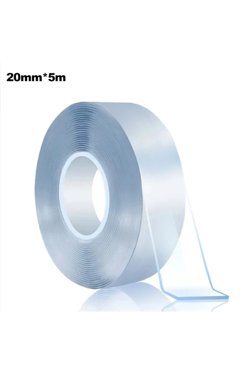 20mmx5m Car Nano Double Sided Tape Traceless Waterproof Tape For Bathroom Kitchen Sink Tap Gel Stick