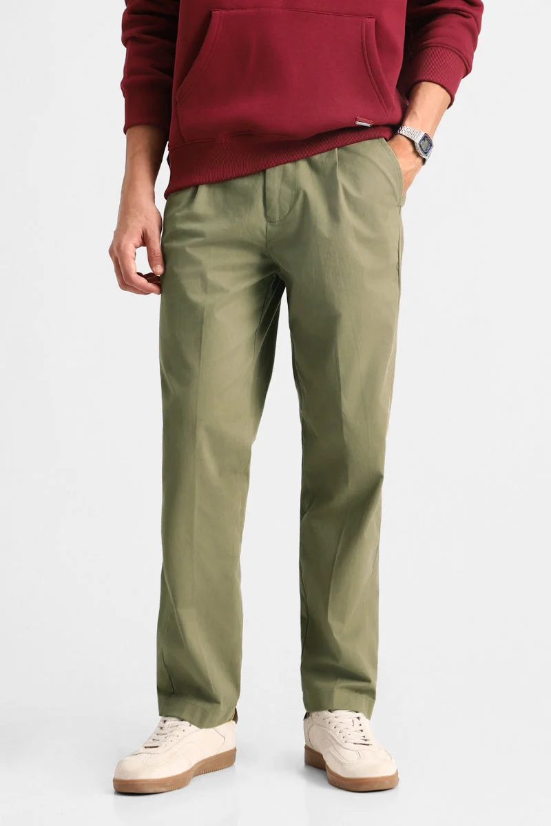 SNITCH Relaxed Fit Stretch Trousers