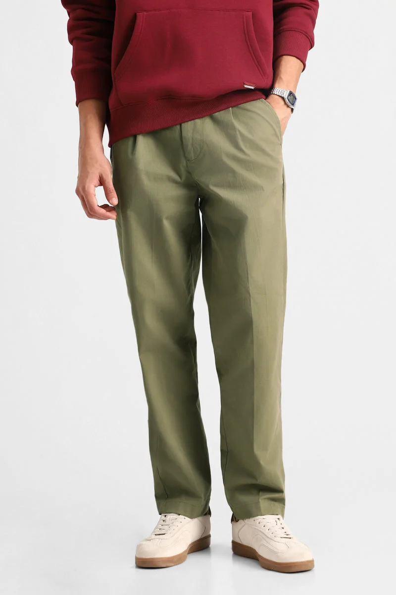 SNITCH Relaxed Fit Stretch Trousers