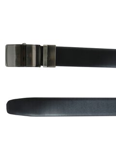 LAVERI LEATHER GENUINE LEATHER 35 MM FORMAL  BLACK AND BROWN BELT FOR MENS WITH AUTO LOCK BUCKLE  - Image 5