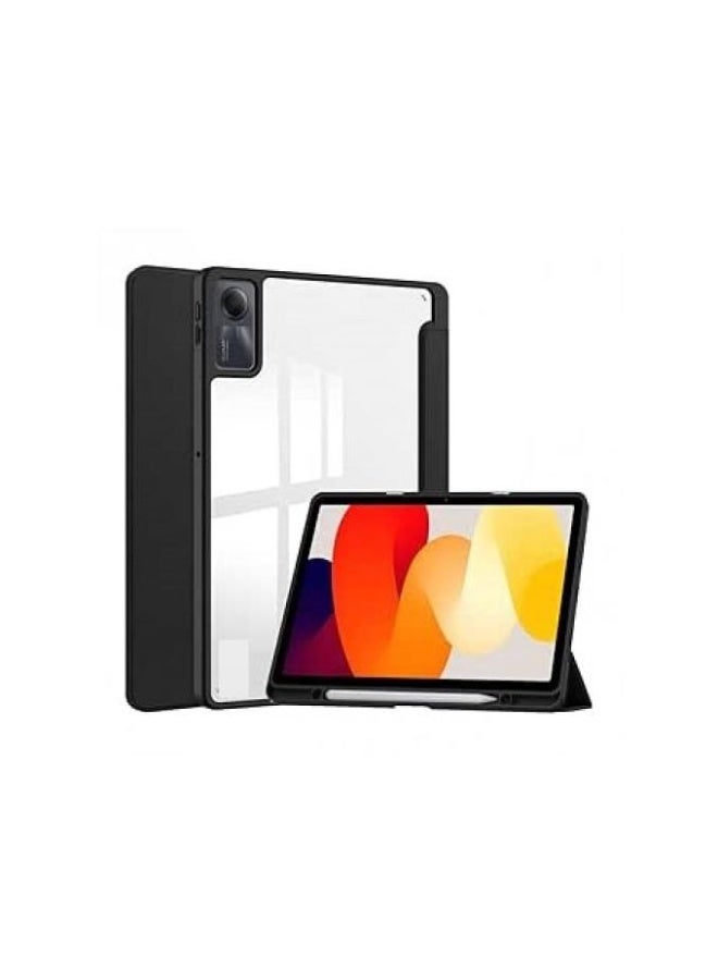Case for Redmi Pad SE 11 inch 2023, Ultra Thin TPU Smart Tablet Cover (Black) - Image 1