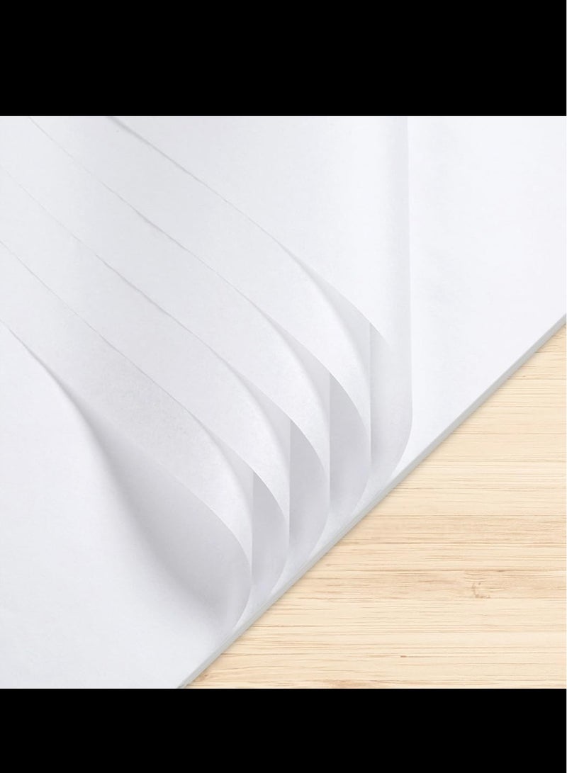 100 Sheets White Tissue Paper for Gift Bags Acid Free Tissue Paper Gift Wrapping Paper, Weddings Birthday Decoration 50x35cm - Image 2