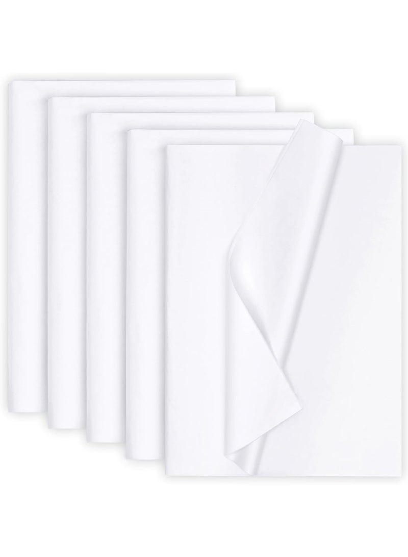 100 Sheets White Tissue Paper for Gift Bags Acid Free Tissue Paper Gift Wrapping Paper, Weddings Birthday Decoration 50x35cm - Image 3