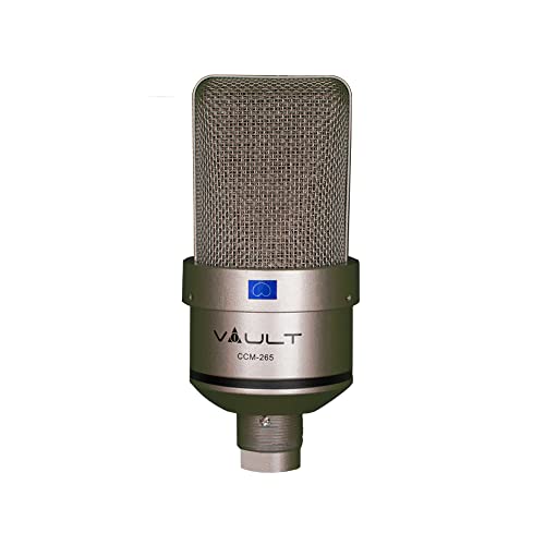 VAULT CCM-265 Condenser Cardioid Microphone with Shock Mount and XLR Cable - Image 2