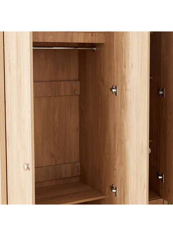 Home Box خزانة ملابس نورديكا بثلاثة أبواب ومرآة و3 أدراج 215.1×115.6×55.8 سم - Image 5