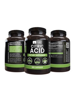 PURE ORIGINAL INGREDIENTS Citric Acid (365 Capsules) No Magnesium Or Rice Fillers Always Pure Lab Verified  - Image 3