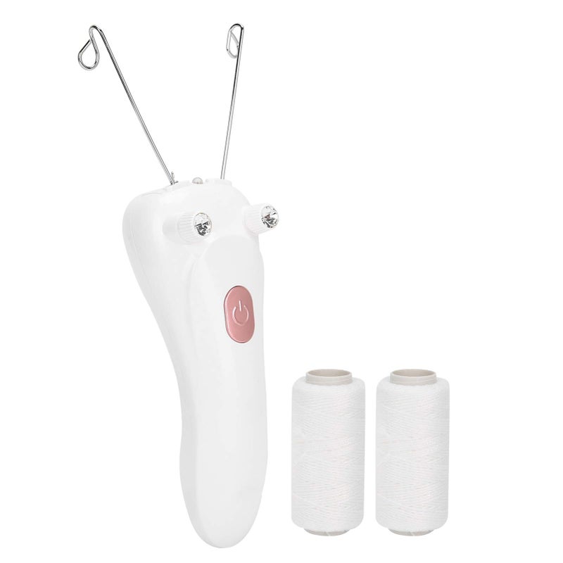 HURRISE Threading Hair Removal Epilator, Electric Physical Threading Body Hair Removal Epilator for Women, USB Hair Removal Machine with 2 Cotton Thread for Remove Eyebrow Lip Chin - Image 5