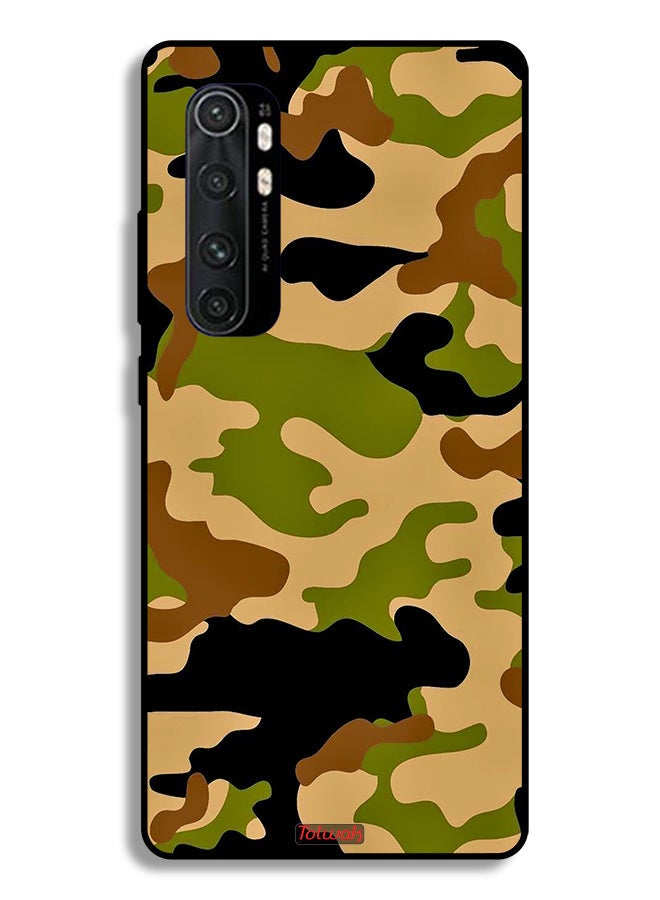 Tolwak Xiaomi Mi Note 10 Lite Protective Case Cover Camouflage Abstract Digital Pattern - Image 2