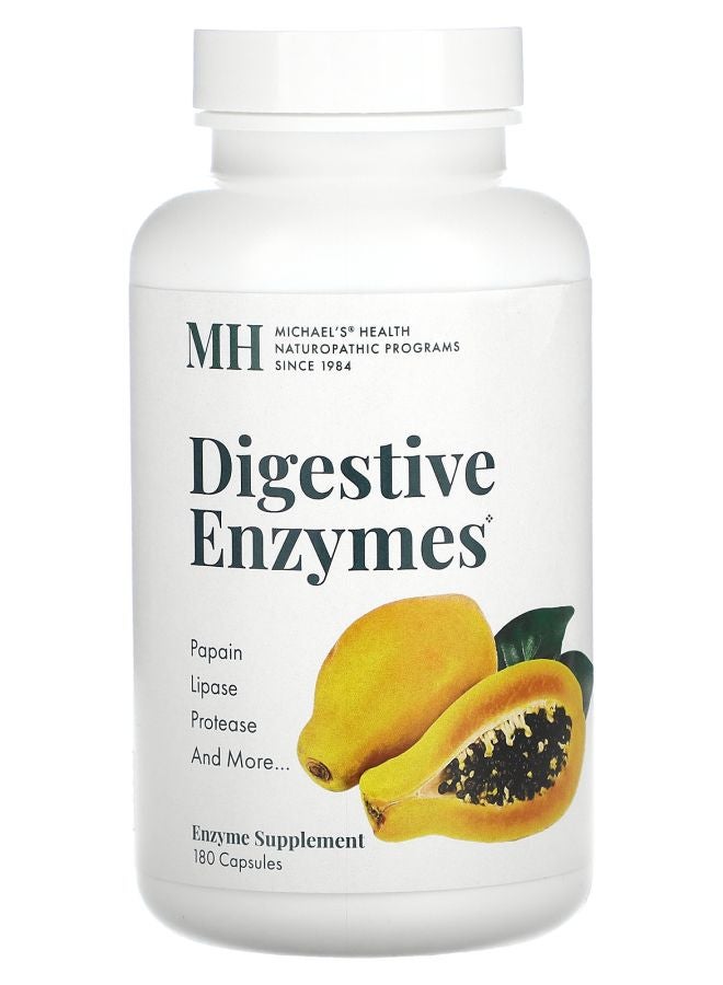 Michael's Naturopathic Digestive Enzymes 180 Capsules - Image 1