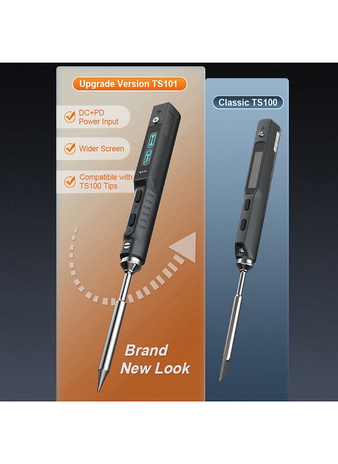 Miniware Mini Intelligent Soldering Station Portable Soldering Iron Two Power Supplying Mode 50-400 ℃ Temperature Regulation Dynamic Detection DC9-24V Wide Voltage  - Image 4