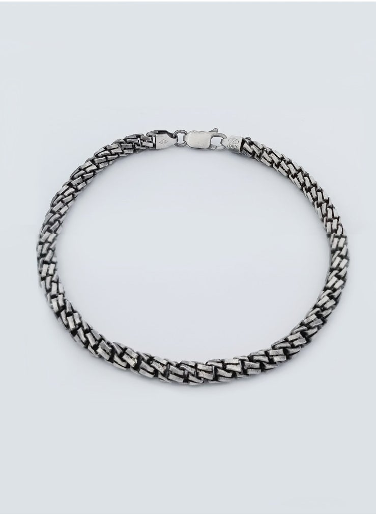 AK Jewels - 925 SILVER OXIDIZED MENS BRACELET - Image 1