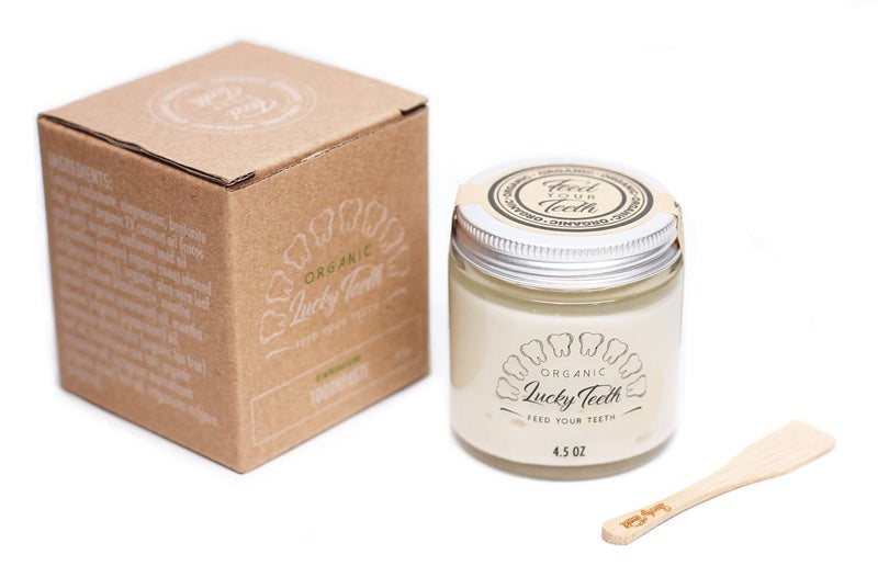 Lucky Teeth Organic Toothpaste-All Natural, Remineralizes and Fortifies Teeth and Gums. (4.5 oz 1 Pack) - Image 2