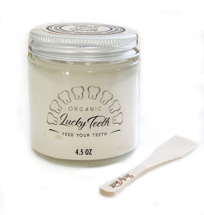 Lucky Teeth Organic Toothpaste-All Natural, Remineralizes and Fortifies Teeth and Gums. (4.5 oz 1 Pack) - Image 3