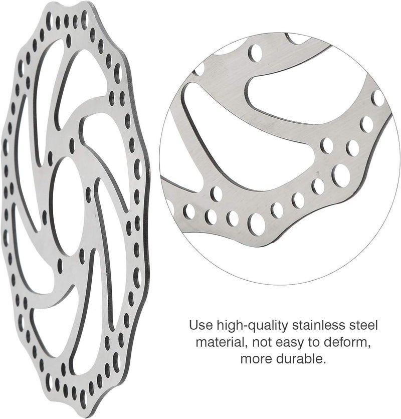 comfrt Disc Brake Rotor, 160MM 37MM Engine Gas Electric Scooter Disc Brake Rotor 6 Bolt Brake Disc Rotor Replacement - Image 2