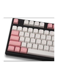 T-WOLF Wired Gaming Mechanical Keyboard Retro Round Keycaps RGB Backlight 9 Mixed Color Effect En  - Image 1