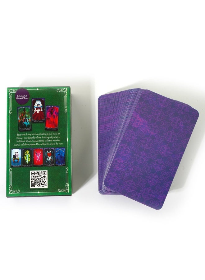 NIBEMINENT Tarot cards, Oracle cards, mysterious divination, comic Tarot cards, girl cards, game board games, English poker cards, villain Tarot cards - Image 3