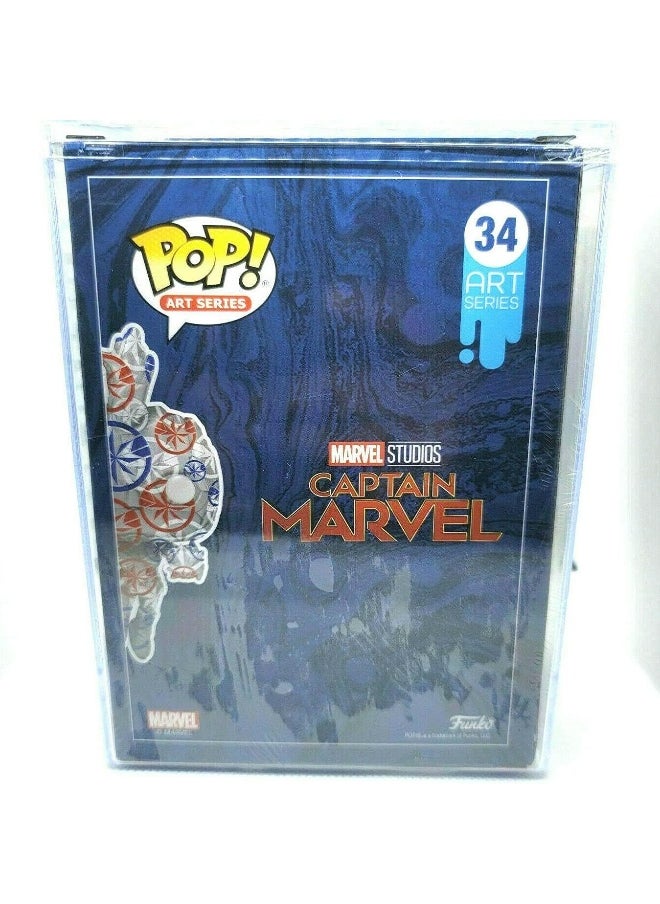 Funko FunkoPop Art Series Captain Marvel, 34 Target Exclusive with Hard Stack Protector  - Image 3