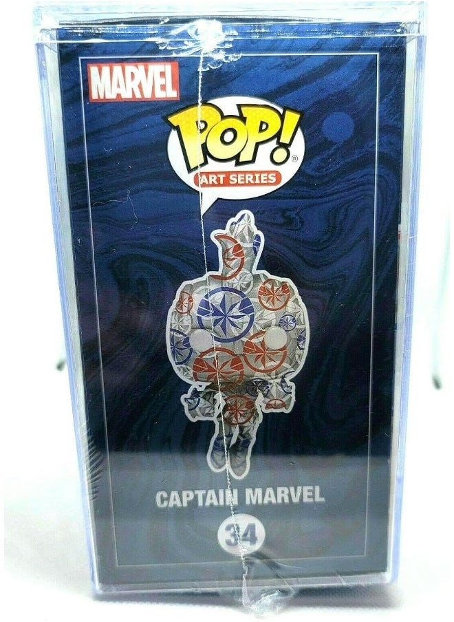 Funko FunkoPop Art Series Captain Marvel, 34 Target Exclusive with Hard Stack Protector  - Image 4