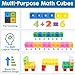 Poen 800 Pcs Linking Cubes for Math Counting Blocks Colorful Manipulatives Cubes Toy Connecting Blocks Education Learning Math Construction Toy for Kids Ages 48 Stem Activity - Image 4