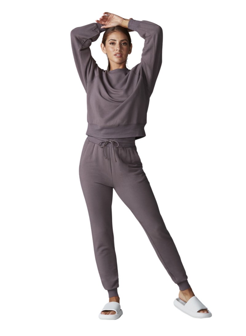 Tavi High Waisted Fitted Jogger Quartz - Image 3