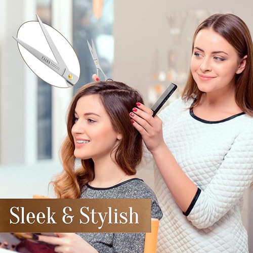 FACON Facón Hair Cutting Scissors - Professional Hair Scissors 6.5 Inch Razor Edge Barber Shears Salon Hair Cutting Shears - Japanese Stainless Steel - Precision Cutting Premium Shears for Men, Women & Kids - Image 3