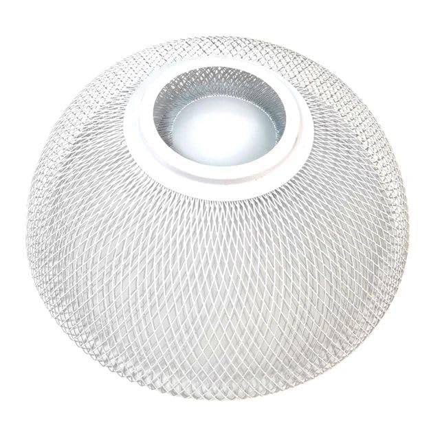 Home-Cloud HomeCloud Metal Wire Mesh Fruit Bowl | Creative and Stylish Round Storage Basket for Fresh Fruits and Vegetables, Perfect for Modern Kitchens and Elegant Home Decor (White, Small) - Image 5