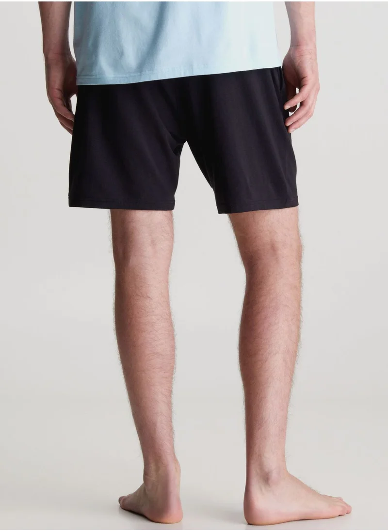 CALVIN KLEIN Logo Drawstring Sleep Shorts