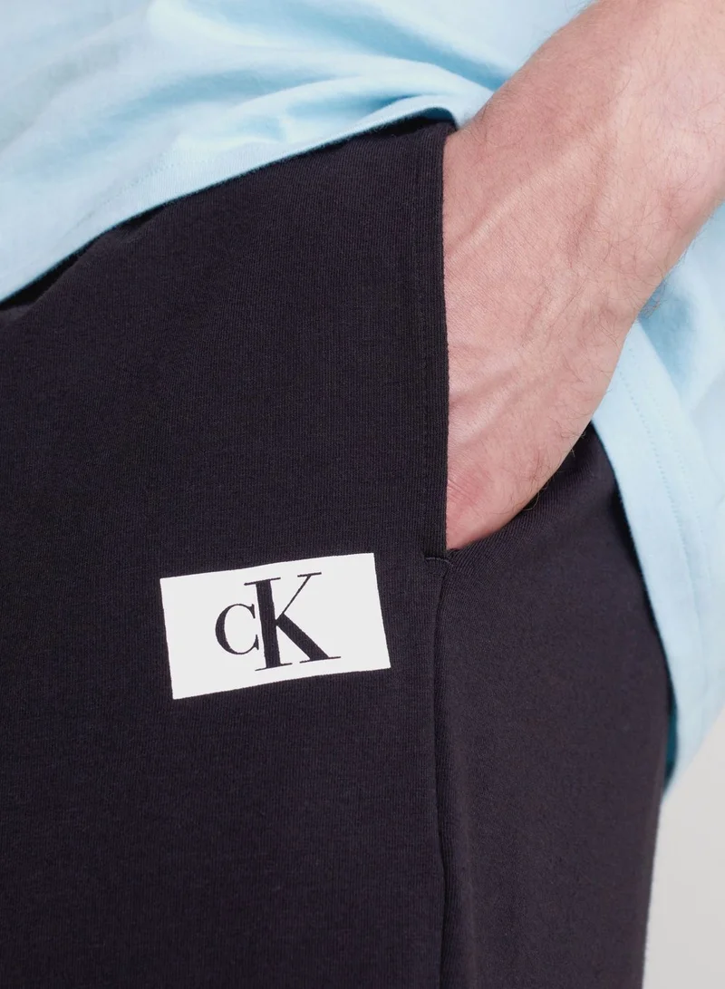 CALVIN KLEIN Logo Drawstring Sleep Shorts