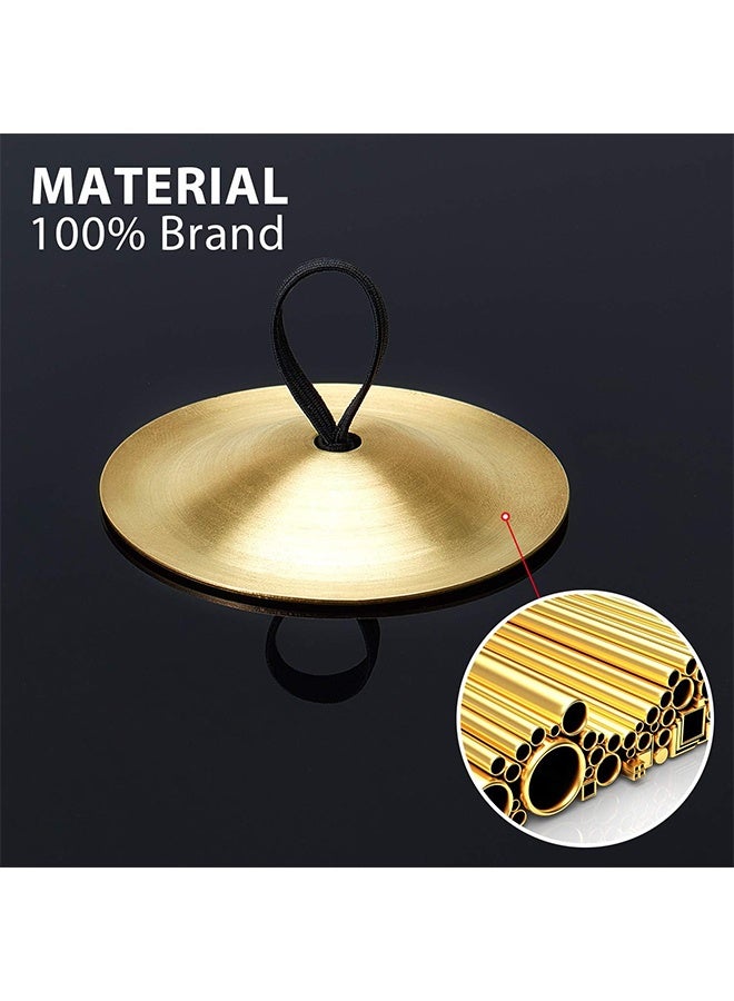 HY 2 Finger Cymbals Belly Dancing Finger Dance Finger Zills Dance Finger Musical Instrument for Dancer Party - Image 3