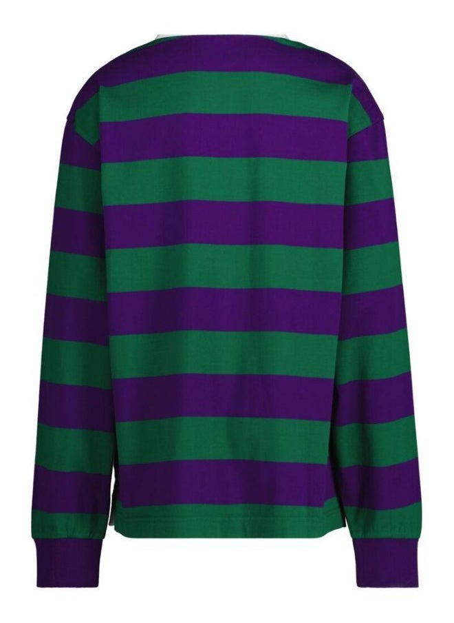 GANT - Gant Teens Shield Striped Rugby Shirt - Image 1