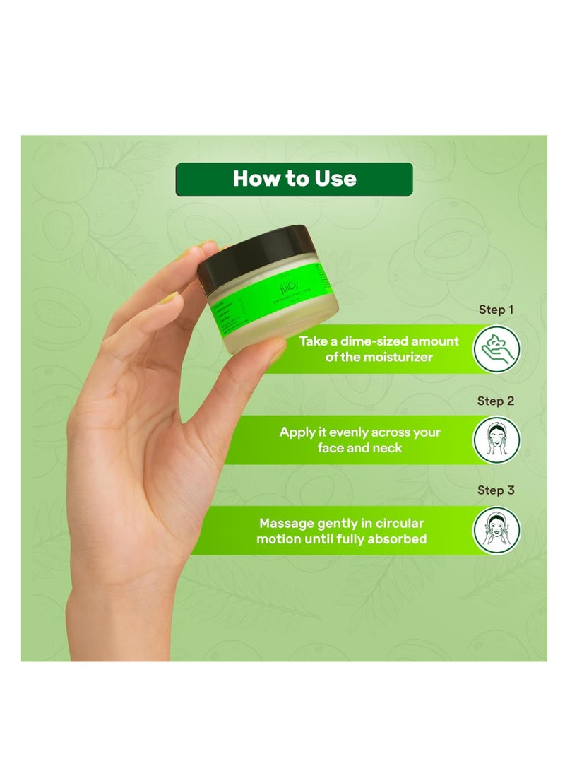 ENN juiCy Skin Radiance Vitamin C Cream  Face Moisturizer for Men and Women  Pigmentation Cream Ageing  Dullness  Boost Collagen  Amla Niacinamide 50 gm - Image 3