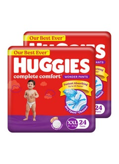 Complete Comfort Wonder Pants | Pant Style Baby Diapers Xxl Size, 48 Count | India'S Fastest Absorbing Diaper, Patented Dry Xpert Channel, Ideal For 15 To 25 Kgs - pzsku/Z51F15E22972F33ACC1B3Z/45/_/1727695037/3b318913-0312-4bd6-875e-d7465f1d6b2d