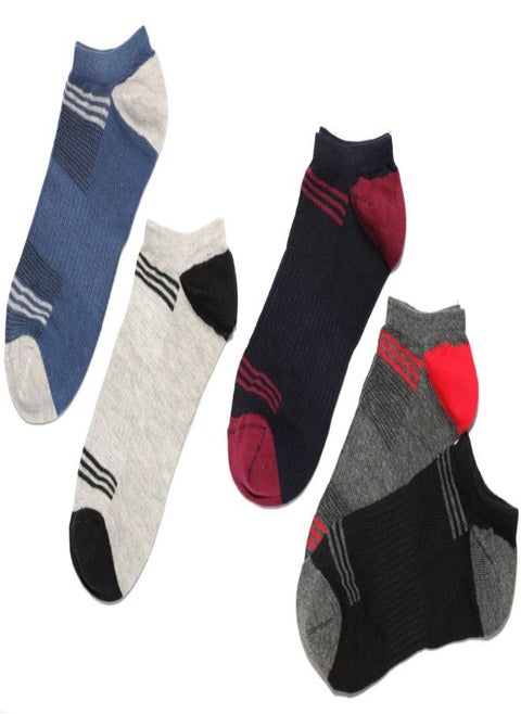 Bundle Of 3 Soft Cotton Socket Socks For Men