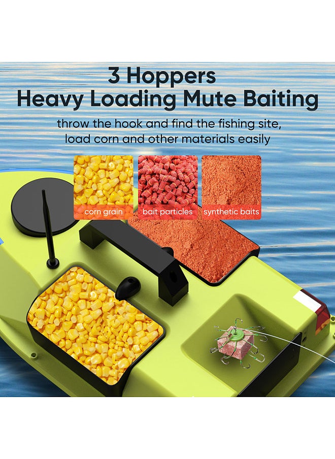 Generic GPS RC Bait Boat 600M Wireless Remote Control Fishing Bait Boat Fishing Feeder Boat with 3 Bait Containers  - Image 4