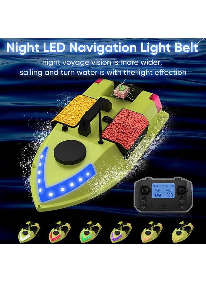 Generic GPS RC Bait Boat 600M Wireless Remote Control Fishing Bait Boat Fishing Feeder Boat with 3 Bait Containers  - Image 5