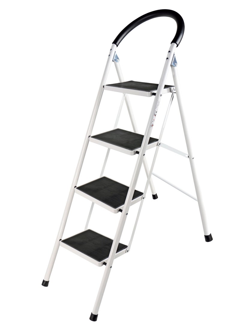 NAMSON NAMSON 4 STEP FOLDING STEEL LADDER R26904 – Durable & Stable | Lightweight Folding Ladder | Safe for Home & Office Use - Image 1
