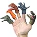 CALEST 10Pcs Dinosaur Finger Puppets Dinosaur Birthday Party Decorations Supplies Finger Rubber Finger Puppets Bath Finger Puppet Bath Toys for Kids Girls Boys Finger Family Puppets for Kids Ages 35 - Image 3