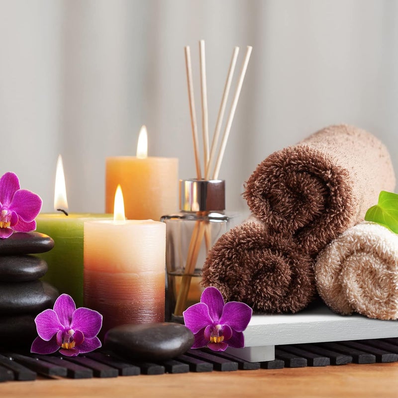 Nuogo Wood Riser Tray Soap, Stand Soap Tray for Kitchen Sink, Wood Pedestal for Kitchen Counter Sink Stand Decorative Rustic Bathroom Dishes Plant Bottles Candles Display(12 x 7 Inch,White) - Image 3