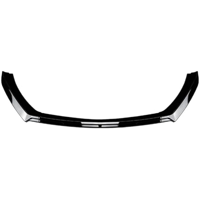 FINMOKAL Front Bumper Spoiler Lip Splitter Air Dam Kit Compatible with Seat Leon MK3.5 Standard Version 2017-2020 Gloss Black (Not Fit for Sport FR/Cupra!) - Image 3