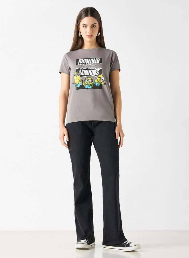 Lee Cooper Lee Cooper Solid Flared Leg Jeans with Pockets