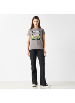 Lee Cooper Lee Cooper Solid Flared Leg Jeans with Pockets  - Image 2