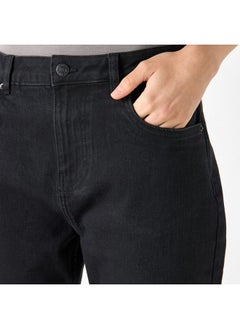 Lee Cooper Lee Cooper Solid Flared Leg Jeans with Pockets  - Image 4