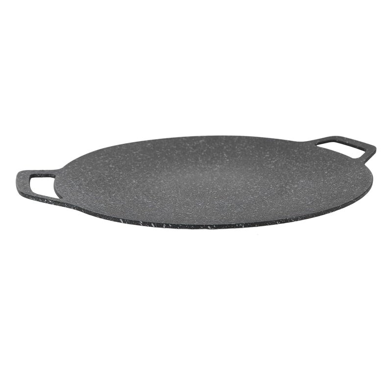 HEVASNEK Extra-Large Non-Stick Korean BBQ Frying Pan with Double Handles Perfect Versatile Griddle for Home Cooking and Camping Adventures, Ideal for Stir-Frying and Grilling - Image 1