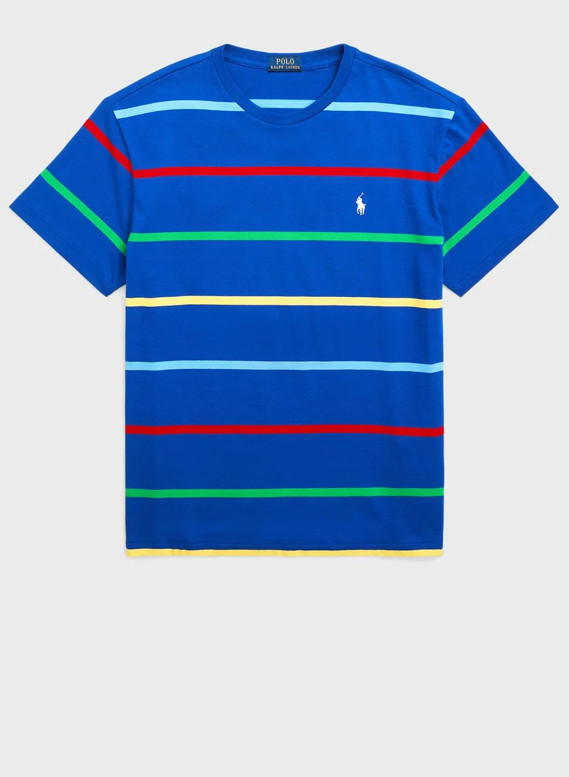 POLO RALPH LAUREN Classic Fit Striped Jersey T-Shirt